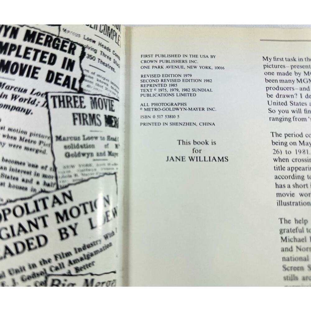 The MGM Story by John Douglas Eames - Hardcover Complete History Of Fifty Years - Picture 8 of 10